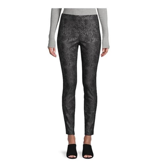 INC Snake-Print Skinny Pants - Picture 1 of 7